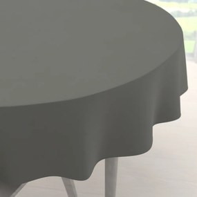 Biante Teflónový okrúhly obrus - Paris TF-124 Tmavo sivý Ø 110 cm