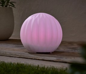 Solárne guľové svietidlo, 25 cm