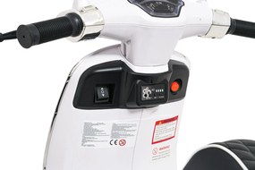 Ramiz Vespa Scooter ROMA Biela Detský motocykel