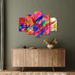 Obraz - Farebná abstrakcia (150x105 cm)