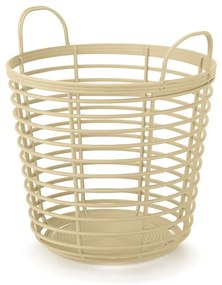 Kôš s ušami, priemer 43 cm, béžová