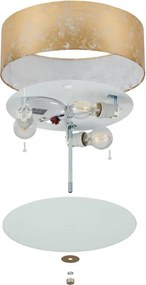 Eglo 97642 - Stropné svietidlo VISERBELLA 3xE27/60W/230V