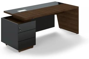 Stôl Trevix 200,5 x 90 cm + ľavý kontajner