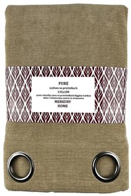 Záves Pure na priechodkách 135x180 béžová Merkury Home