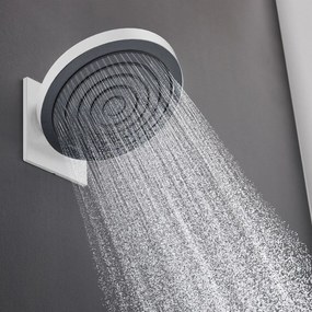 HANSGROHE Pulsify S horná sprcha 2jet EcoSmart s nástenným pripojením, priemer 260 mm, matná biela, 24151700