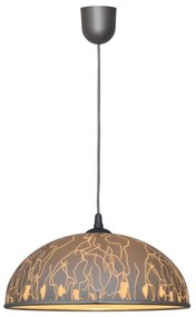 Luster na lanku CIRCLE 1xE27/15W/230V šedá