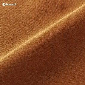 Hnedé zamatové kreslo Dutchbone Madison