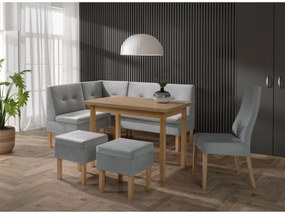 Jedálenský set Paryd (sivá). Akcia -20%. Vlastná spoľahlivá doprava až k Vám domov. 1129781