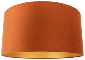 Látkové tienidlo oranžové so zlatým interiérom 50/50/25