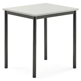 Stôl BORÅS, 700x600x720 mm, laminát - šedá, antracit