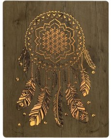 Svietiaci obraz Lapač zlých snov na batériu