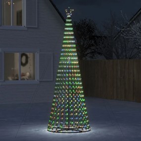 Vianočný stromček svetelný kužeľ 688 LED farebný 300 cm 358071