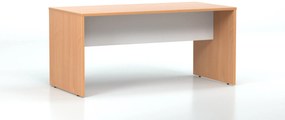 DREVONA Kancelársky stôl LUTZ 160x80 buk + biela