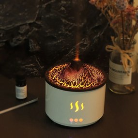 Aróma difuzér RDF3 v tvare sopky - 500 ml - biely