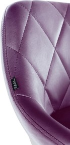 Pracovná stolička Lazio koženka - fialová