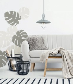 Plastový univerzálny kôš s úchytkami IKPIR380 38 cm - antracit