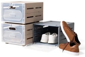 Flex modulárny organizér na obuv Brown 30 x 36 x 22 cm