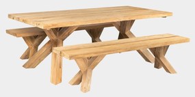 SPIDER+lavice set - zostava z teaku