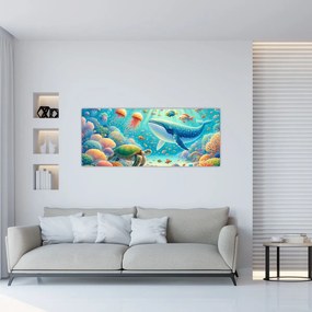 Obraz - Svet pod hladinou (120x50 cm)