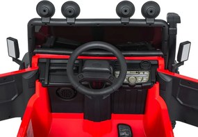 Elektrické autíčko Land Rover Defender 110 SVX červené