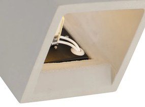 Priemyselná nástenná lampa betónová - Box