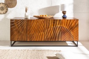 Dizajnová komoda Shayla 177 cm prírodné mango