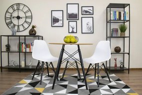 Okrúhly stôl TODI 80 cm dub