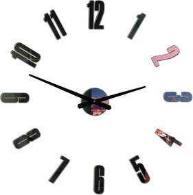 Nalepovacie hodiny na stenu do obývačky moderné I SENTOP 12P041