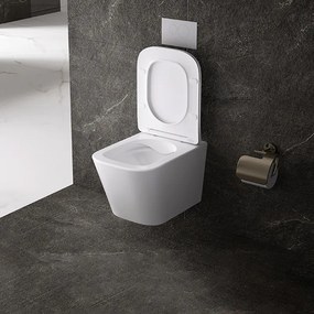 BPS-koupelny Závesná WC misa so SoftClose sedadlom HYD-4190, biela