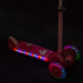 Detská kolobežka NILS Fun HLB001 LED - ružová