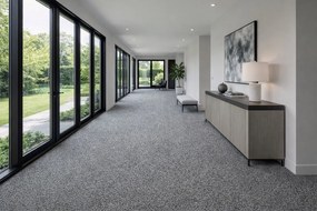 Lano, Koberec metráž Sparkle 663, na mieru, šíře 4m,5m, šedá, ab (mriežka), detská izba