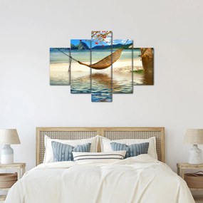 Obraz - Relax na pláži (150x105 cm)