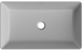 Mexen Nadia, umývadlo na dosku 60 x 35 cm, svetlá šedá matná, 21616061