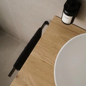 Cerano Donatello, samolepiaci držiak na uteráky, čierna matná, CER-CER-428956