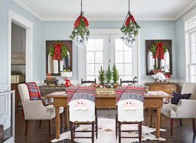 Vianočný poťah na stoličku YX22020