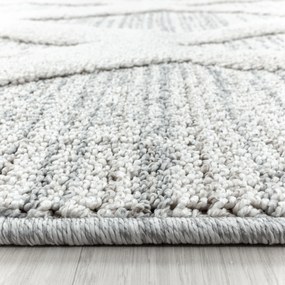 Ayyildiz Kusový koberec PISA 4703, Okrúhly, Sivá Rozmer koberca: 200 cm KRUH