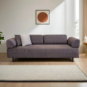 Nekonečno elegantná trojmiestna pohovka - Antracit