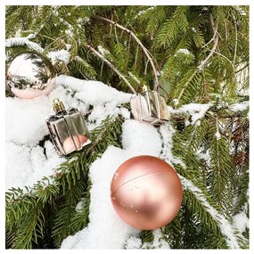 Tutumi Tutumi, vianočné ozdoby na stromček 101ks 311437, ružová-zlatá, CHR-02004