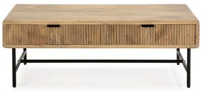 Konferenčný stolík z mangového dreva v prírodnej farbe 60x120 cm Mundra – MOME