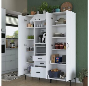 Set kuchynských skriniek Jenaretta 31 (biela + čierna). Vlastná spoľahlivá doprava až k Vám domov. 1107095