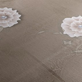 Obraz - Drapérie s kvetmi (120x50 cm)