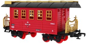 Diaľkovo ovládaný vláčik s dráhami pre deti 3+ funkcia dymu ZKT.19039-8