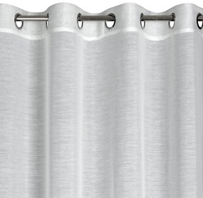 ZÁCLONA NA KRÚŽKOCH GRACE 140X250 CM BIELA