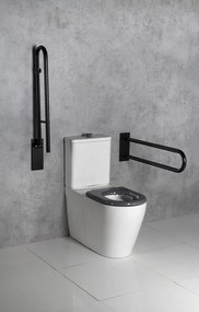 Sapho Sapho, DARIO RIMLESS WC kombi misa s nádržkou, spodný/zadný odpad, biela, MC102