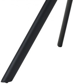 Jedálenská stolička Scott - látka - Tmavo sivá