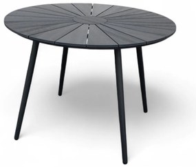 Noela Záhradný jedálenský set Wilder + 4x stolička GABY sivá