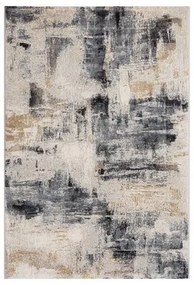 Svetlosivý abstraktný koberec NOVANTA 160x230 cm