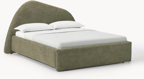 Buklé čalúnená posteľ Gary