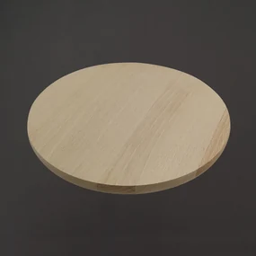 AMADEA Drevená servírovacia doska - podnos, masívne drevo, 25 cm