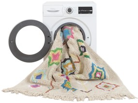 Ručne tkaný kusový koberec Kaarol, 140x200, viacfarebná, obývacia izba, Lorena Canals